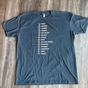 Alstyle Dark Gray Men's Graphic Tee